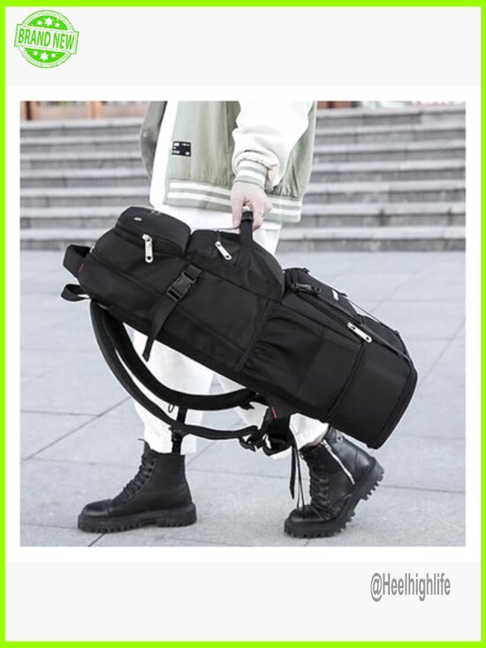 90L Large Capacity Nylon Travel Backpack for Outdoor Hiking Camping main image 7
